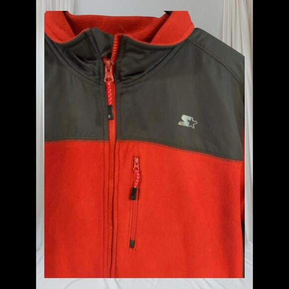 STARTER Fleece Jacket LBomber Polar Thermal Zip Vintage - Picture 2 of 8